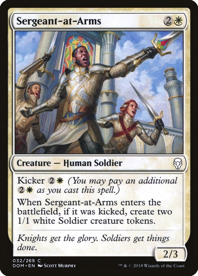 Image for Sergeant-at-Arms (32) [Dominaria]