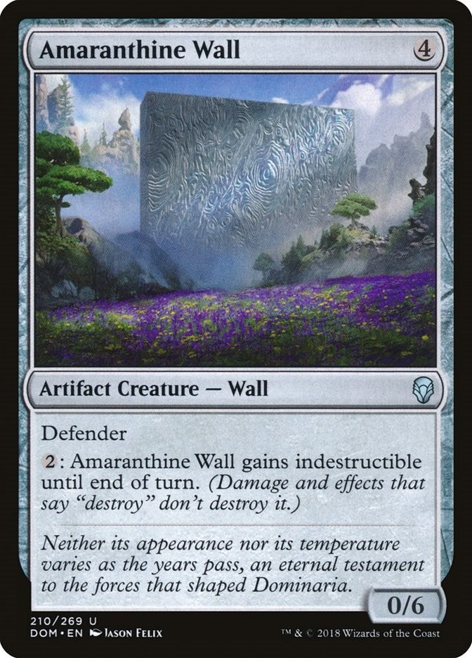 Image for Amaranthine Wall (210) [Dominaria]