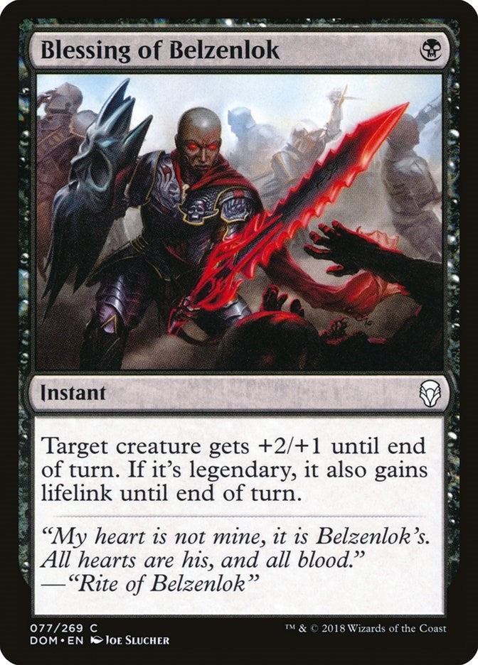 Image for Blessing of Belzenlok (77) [Dominaria]