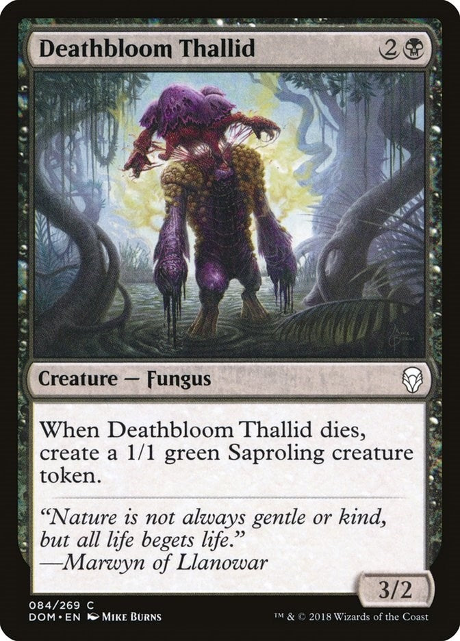 Image for Deathbloom Thallid (84) [Dominaria]
