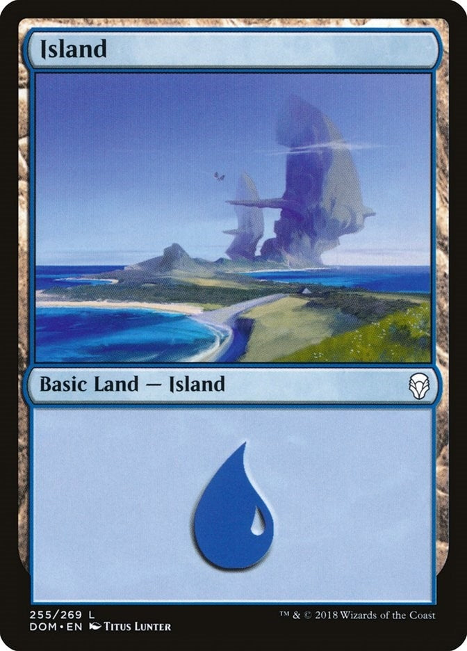 Image for Island (255) (255) [Dominaria]