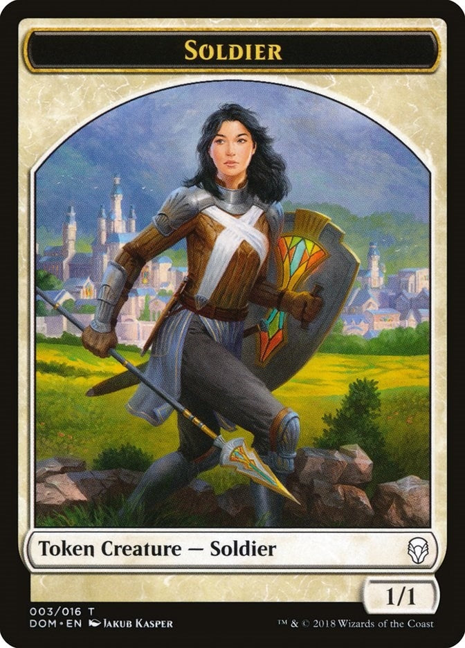 Image for Soldier Token (3) [Dominaria]