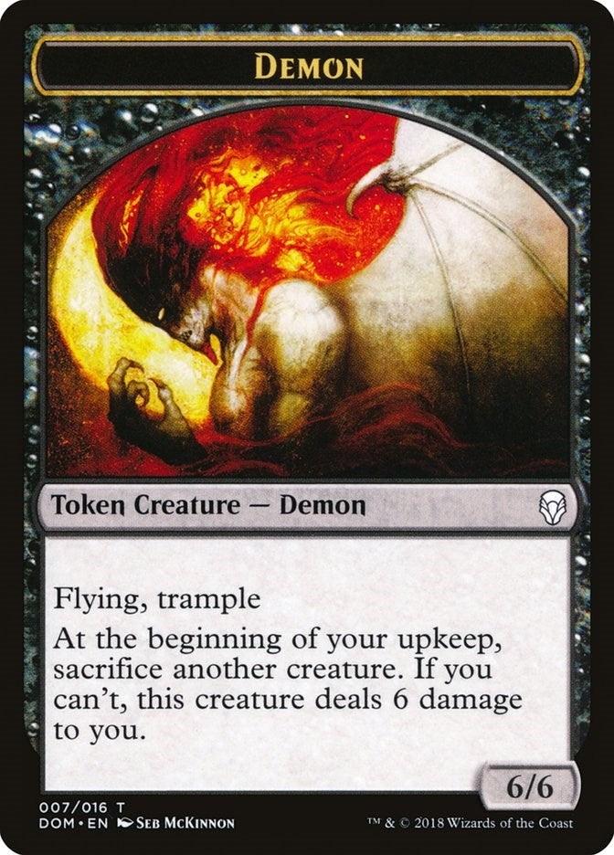 Image for Demon Token (7) [Dominaria]