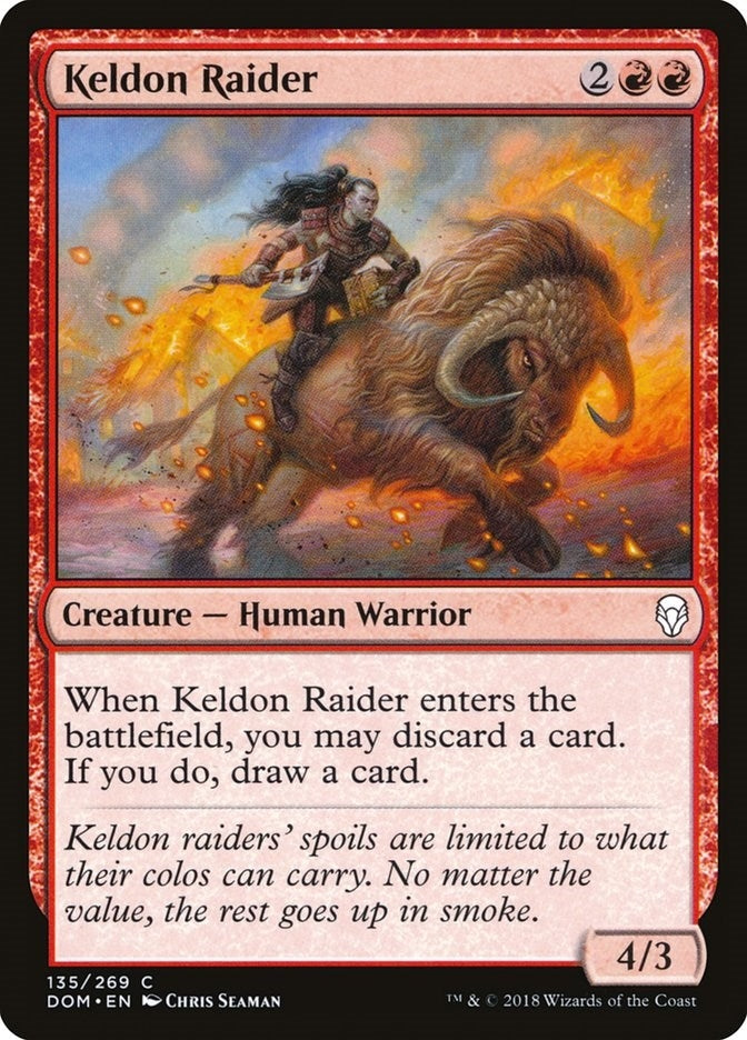 Image for Keldon Raider (135) [Dominaria]