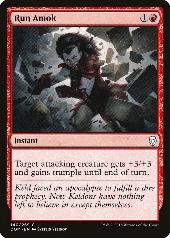 Image for Run Amok (140) [Dominaria]