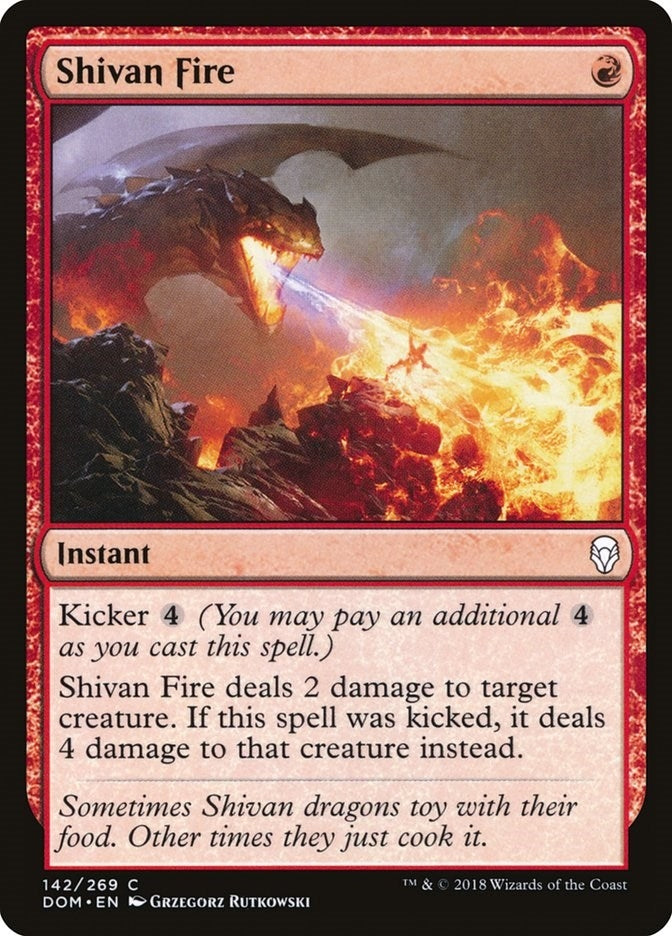 Image for Shivan Fire (142) [Dominaria]