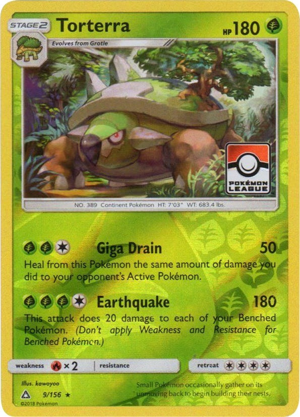Image for Torterra (009/156) [League & Championship Cards]