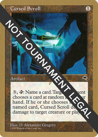 Image for Cursed Scroll - 1999 Jakub Slemr (TMP) [World Championship Decks]