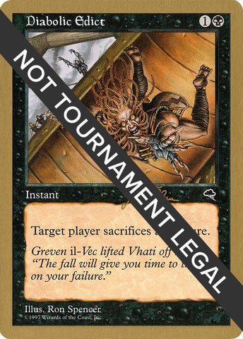 Image for Diabolic Edict - 1999 Jakub Slemr (TMP) [World Championship Decks]