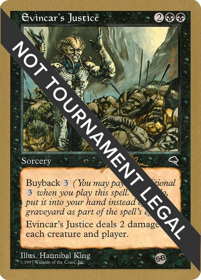 Image for Evincar's Justice - 1999 Jakub Slemr (TMP) (SB) [World Championship Decks]