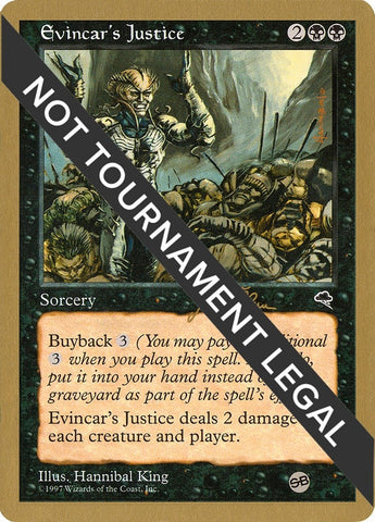 Image for Evincar's Justice - 1999 Jakub Slemr (TMP) (SB) [World Championship Decks]