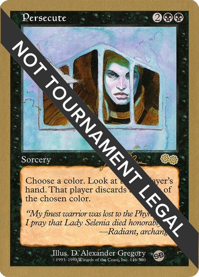 Image for Persecute - 1999 Jakub Slemr (USG) (SB) [World Championship Decks]