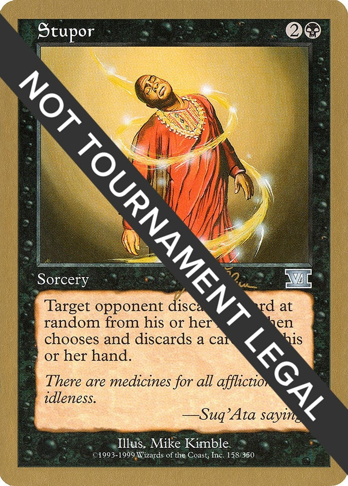 Image for Stupor - 1999 Jakub Slemr (6ED) - Magic: The Gathering