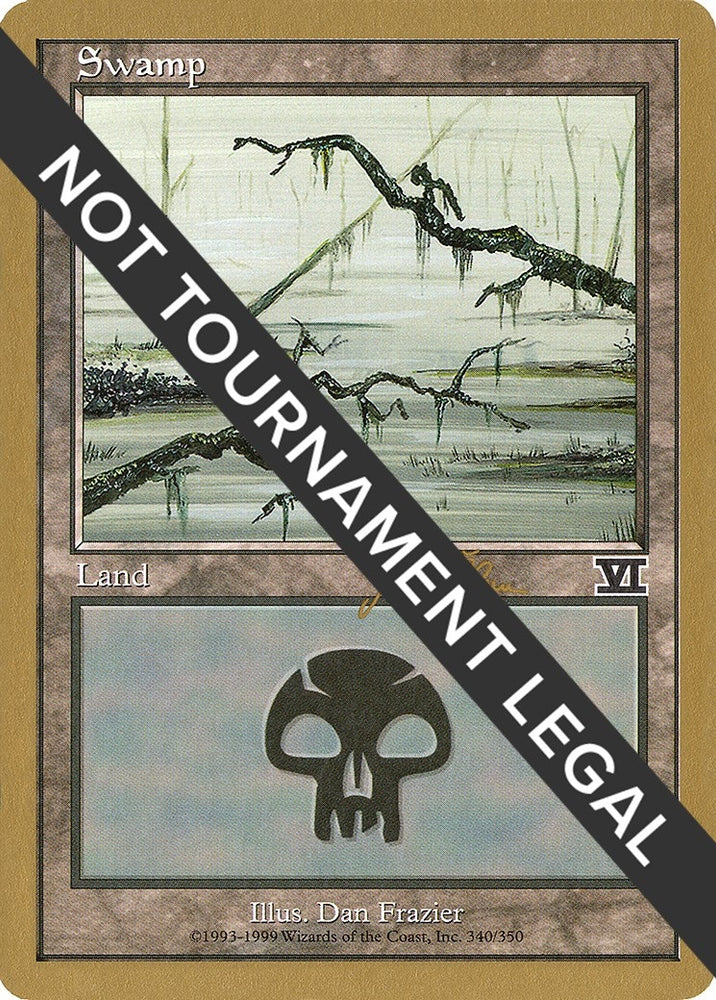 Image for Swamp (340) - 1999 Jakub Slemr (6ED) [World Championship Decks]