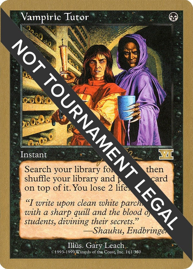 Image for Vampiric Tutor - 1999 Jakub Slemr (6ED) [World Championship Decks]