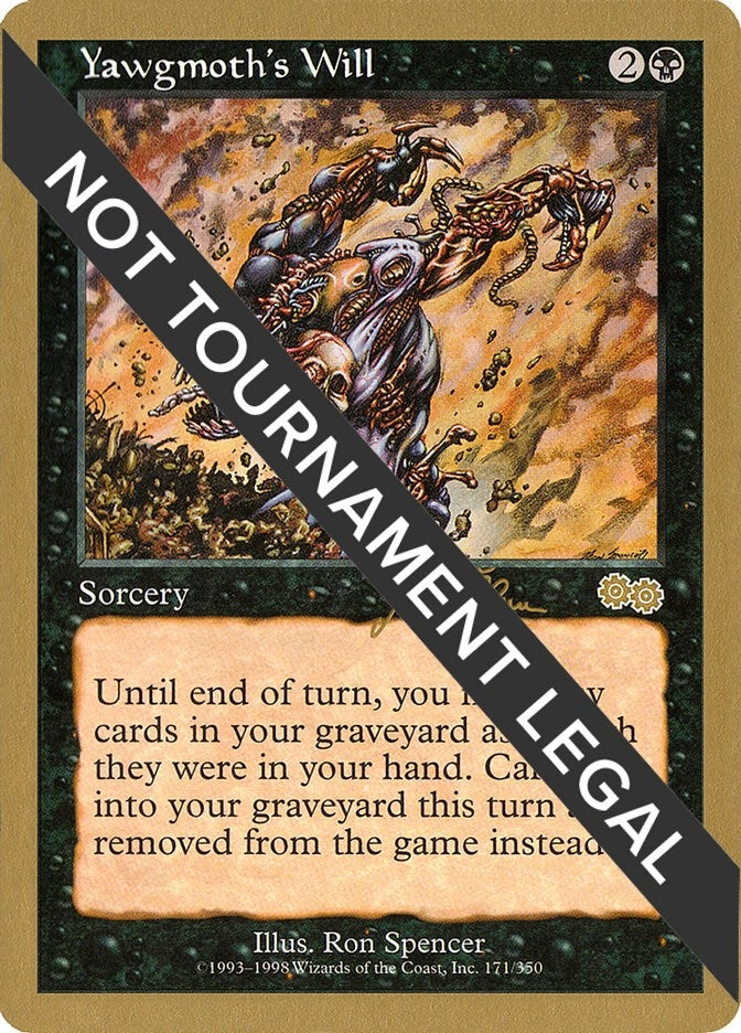 Image for Yawgmoth's Will - 1999 Jakub Slemr (USG) [World Championship Decks]