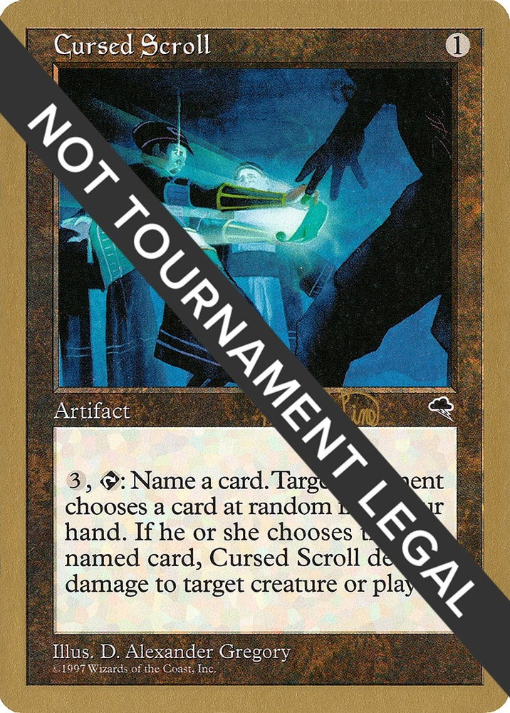 Image for Cursed Scroll - 1999 Mark Le Pine (TMP) [World Championship Decks]