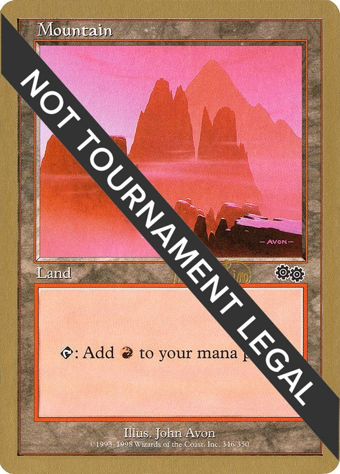 Image for Mountain (346) - 1999 Mark Le Pine (USG) [World Championship Decks]