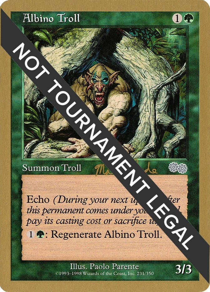 Image for Albino Troll - 1999 Matt Linde (USG) [World Championship Decks]