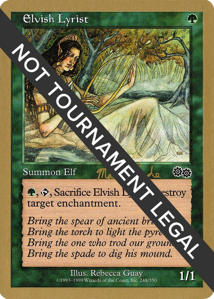 Image for Elvish Lyrist - 1999 Matt Linde (USG) [World Championship Decks]