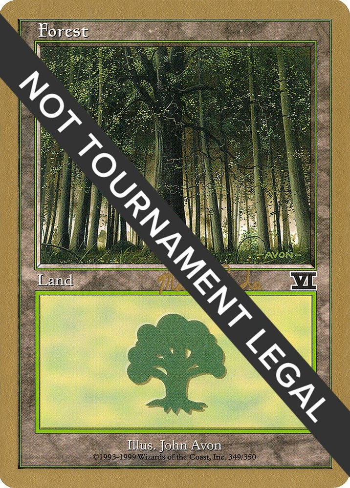 Image for Forest (349) - 1999 Matt Linde (6ED) [World Championship Decks]