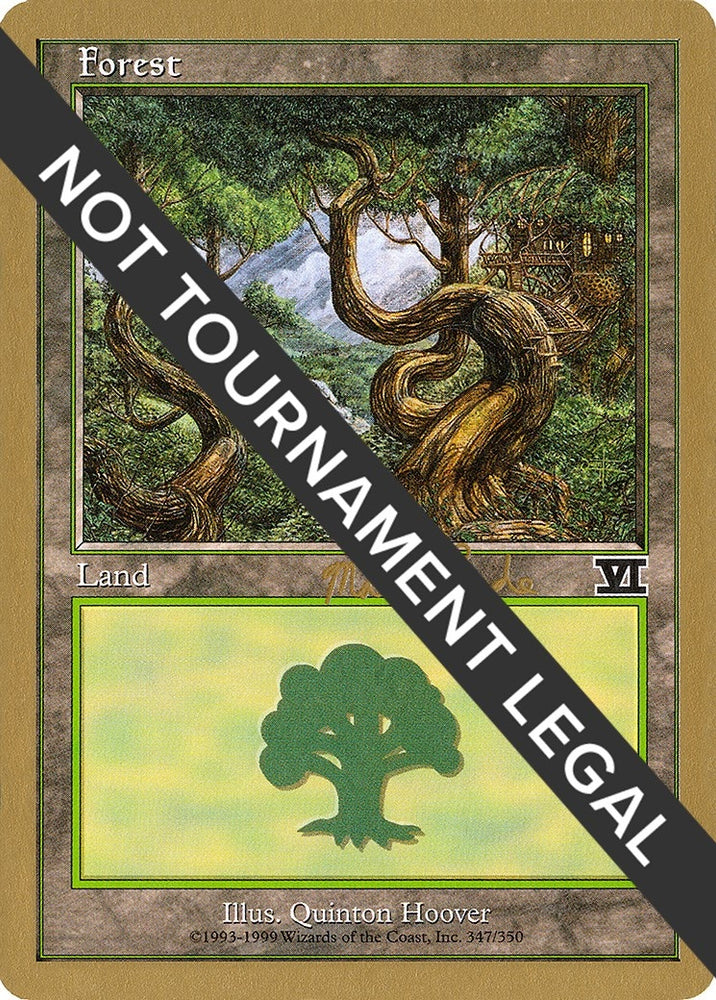 Image for Forest (347) - 1999 Matt Linde (6ED) [World Championship Decks]