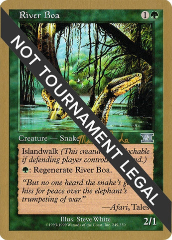 Image for River Boa - 1999 Matt Linde (6ED) [World Championship Decks]
