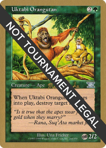 Image for Uktabi Orangutan - 1999 Matt Linde (6ED) (SB) [World Championship Decks]