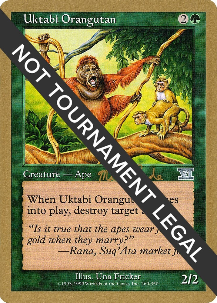 Image for Uktabi Orangutan - 1999 Matt Linde (6ED) [World Championship Decks]