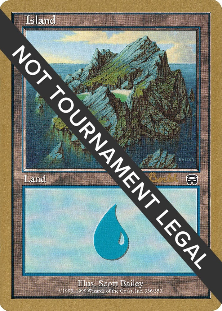 Image for Island (336) - 2001 Alex Borteh (MMQ) [World Championship Decks]