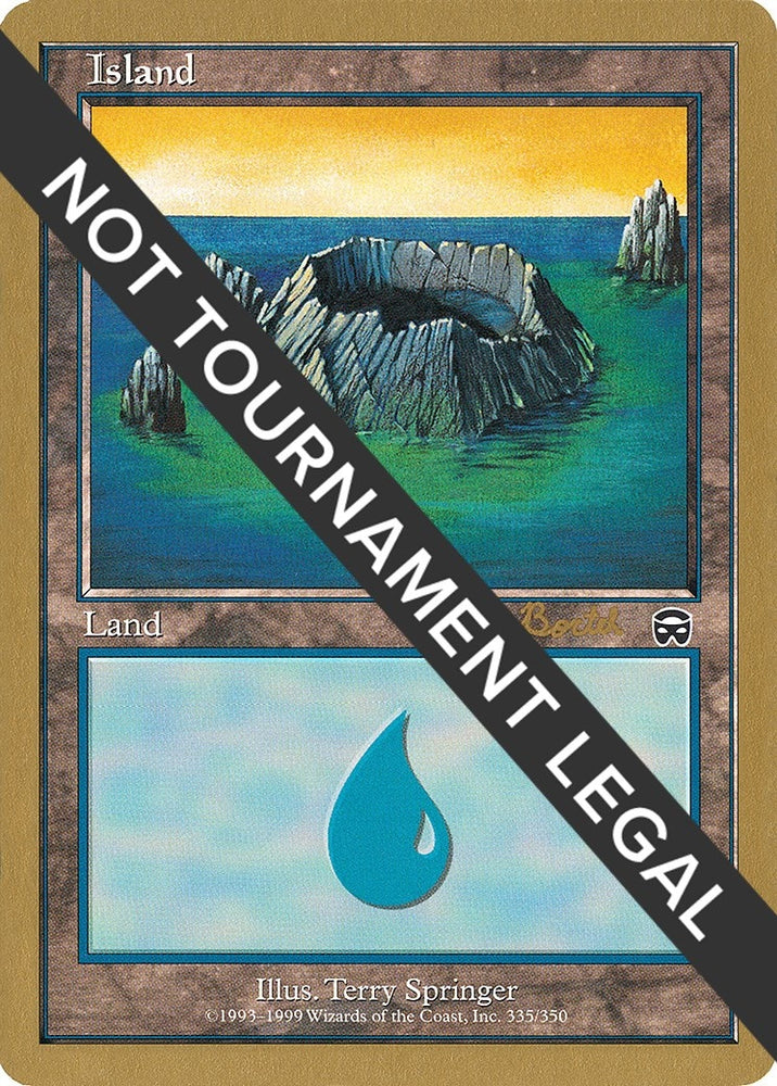 Image for Island (335) - 2001 Alex Borteh (MMQ) [World Championship Decks]