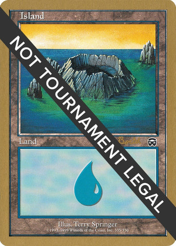 Image for Island (335) - 2001 Alex Borteh (MMQ) [World Championship Decks]
