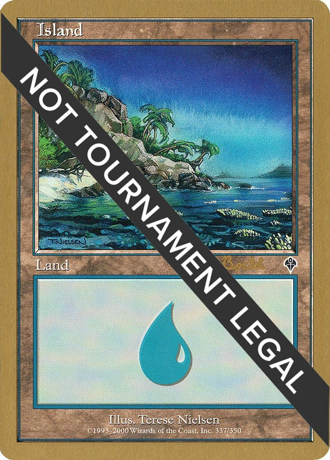 Image for Island (337) - 2001 Alex Borteh (INV) [World Championship Decks]