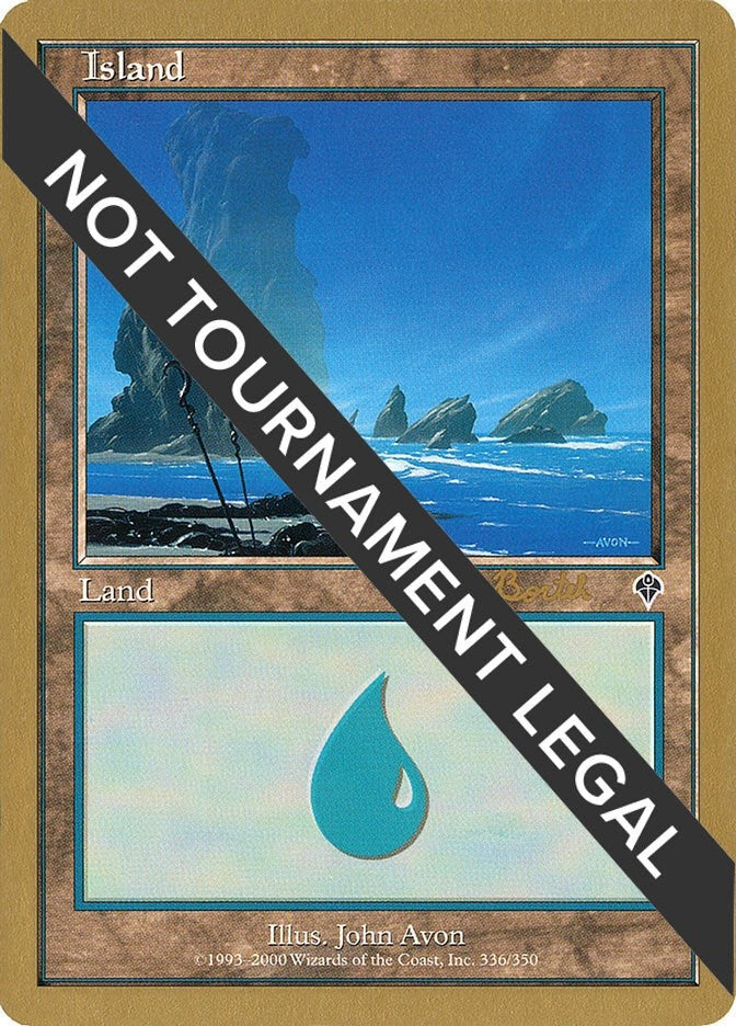 Image for Island (336) - 2001 Alex Borteh (INV) [World Championship Decks]