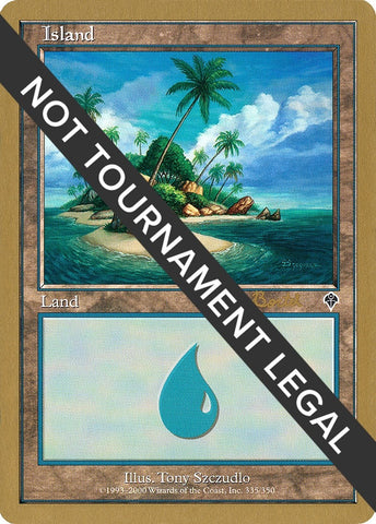 Image for Island (335) - 2001 Alex Borteh (INV) [World Championship Decks]