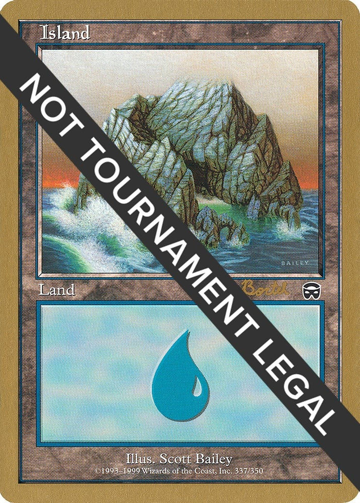 Image for Island (337) - 2001 Alex Borteh (MMQ) [World Championship Decks]