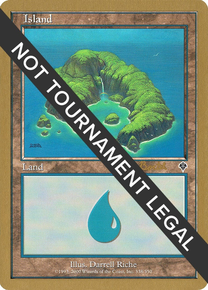 Image for Island (338) - 2001 Alex Borteh (INV) [World Championship Decks]