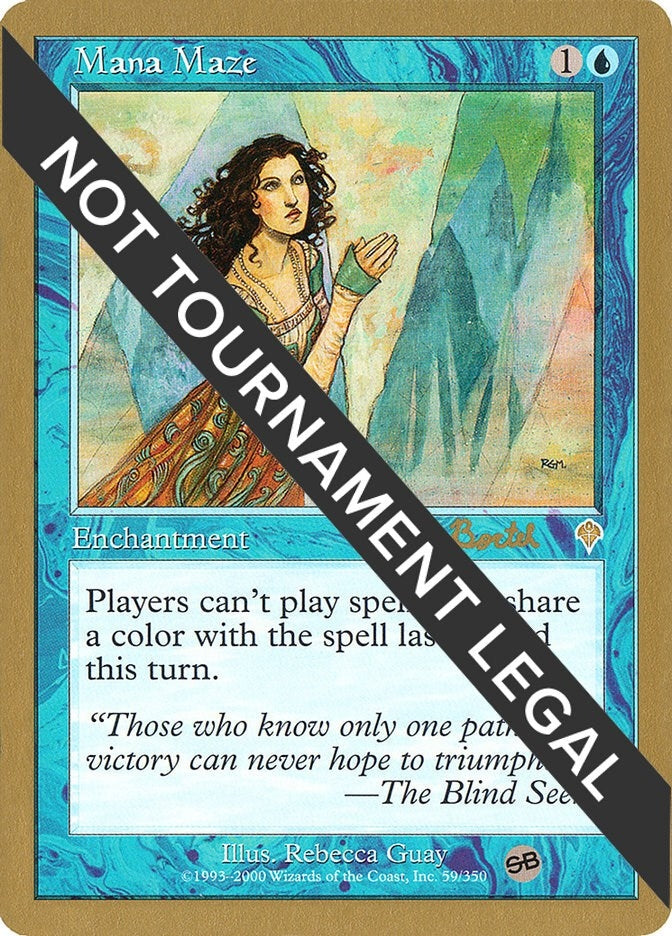 Image for Mana Maze - 2001 Alex Borteh (INV) (SB) [World Championship Decks]