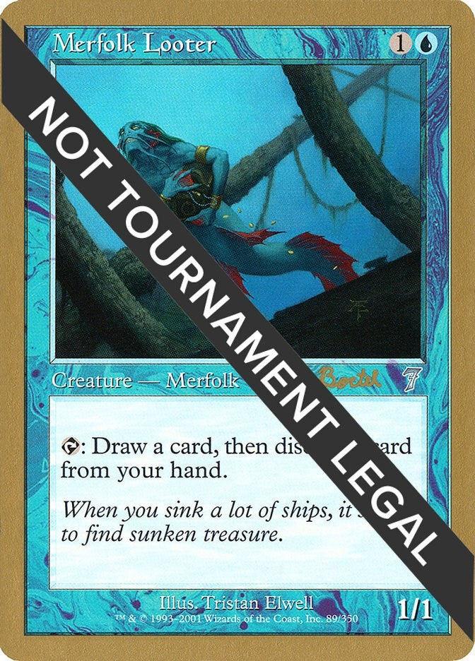 Image for Merfolk Looter - 2001 Alex Borteh (7ED) [World Championship Decks]
