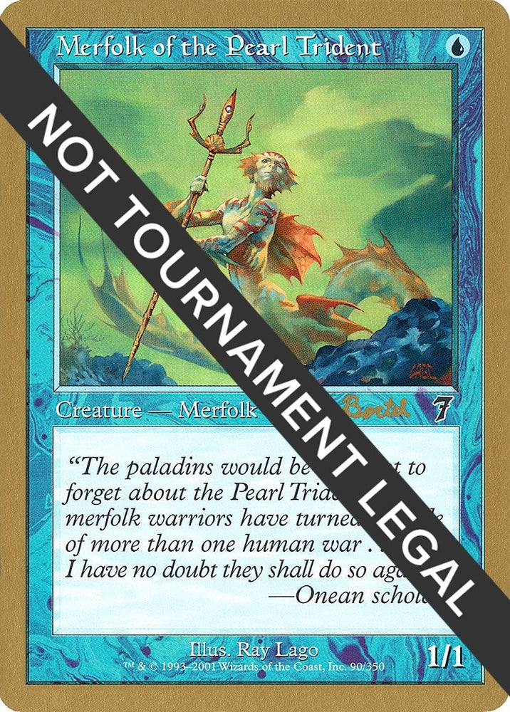 Image for Merfolk of the Pearl Trident - 2001 Alex Borteh (7ED) [World Championship Decks]