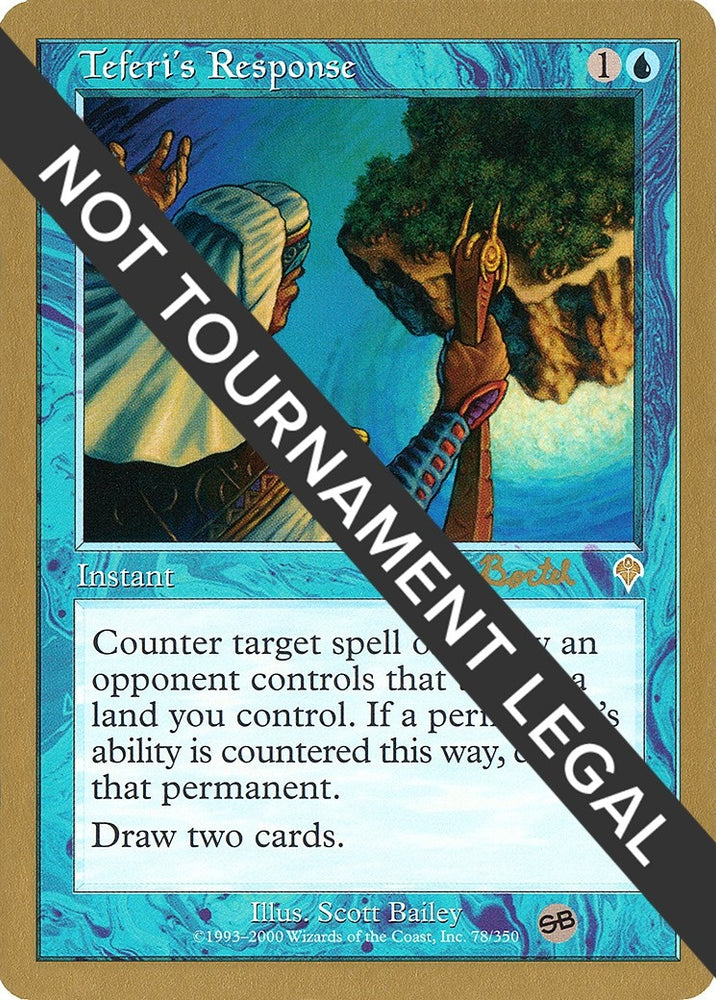 Image for Teferi's Response - 2001 Alex Borteh (INV) (SB) [World Championship Decks]