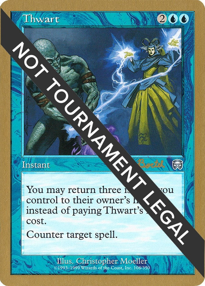 Image for Thwart - 2001 Alex Borteh (MMQ) - Magic: The Gathering