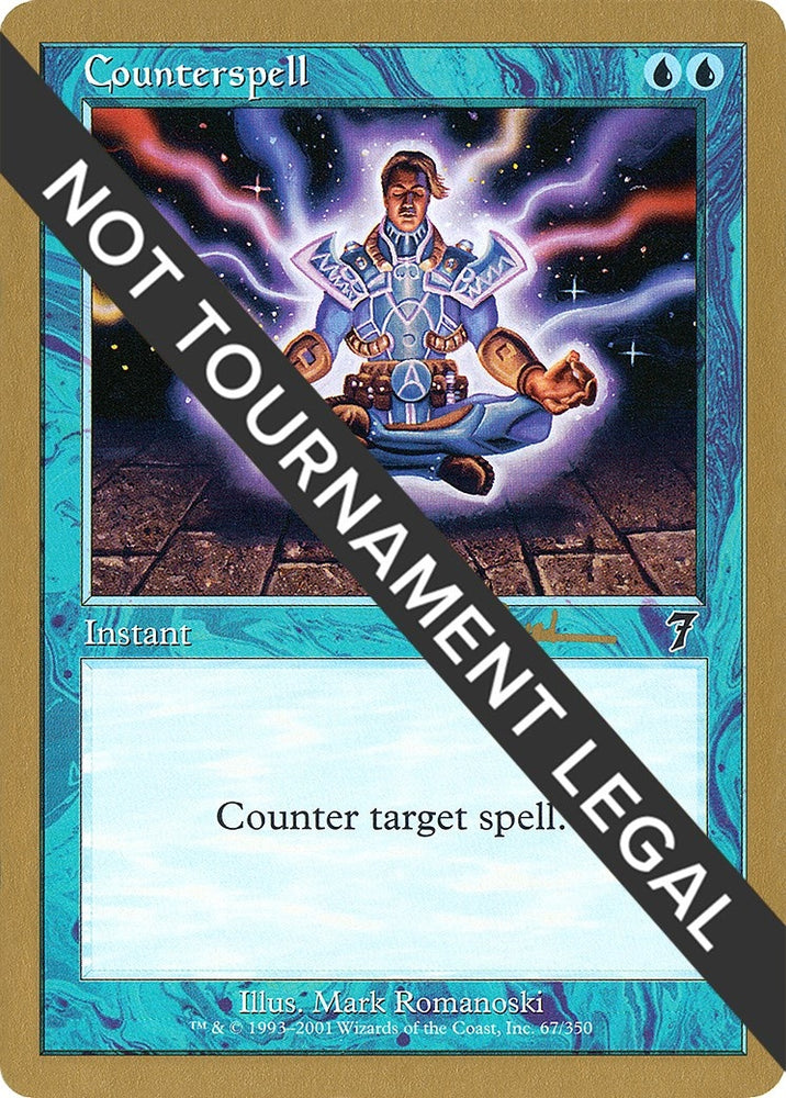Image for Counterspell - 2001 Antoine Ruel (7ED) [World Championship Decks]