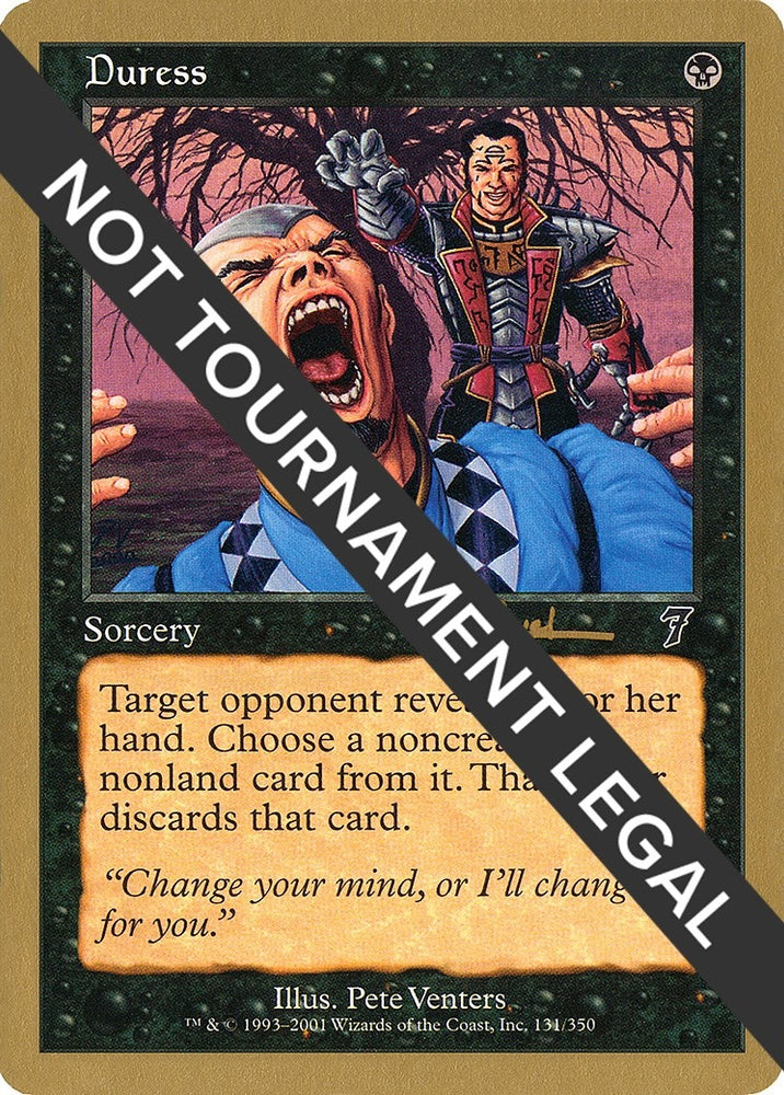 Image for Duress - 2001 Antoine Ruel (7ED) [World Championship Decks]