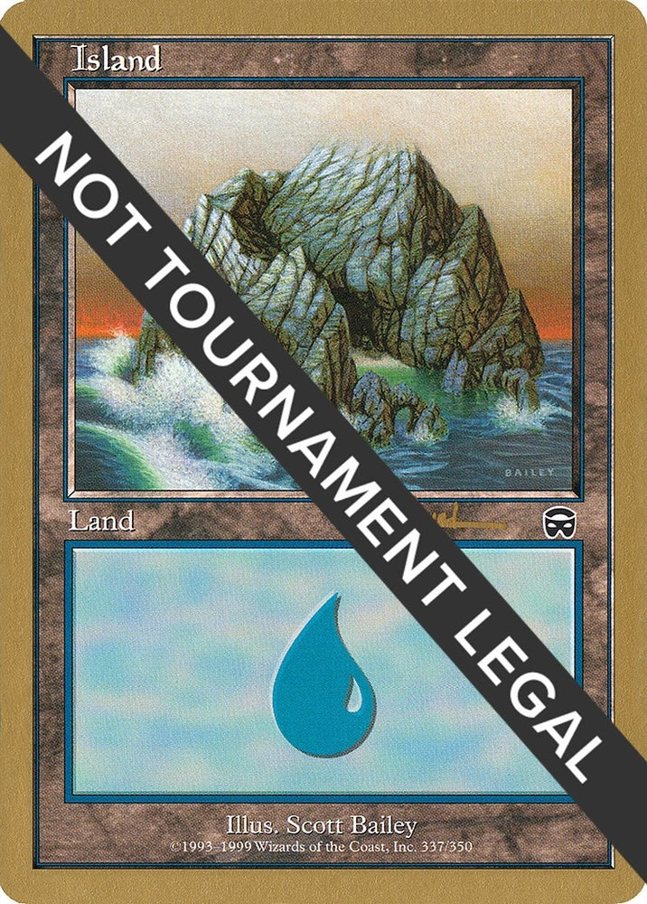 Image for Island (337) - 2001 Antoine Ruel (MMQ) [World Championship Decks]