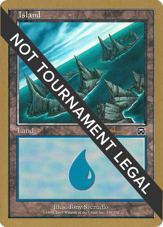 Image for Island (338) - 2001 Antoine Ruel (MMQ) [World Championship Decks]