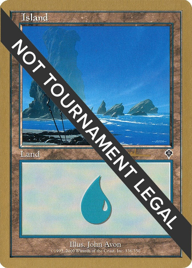 Image for Island (336) - 2001 Antoine Ruel (INV) [World Championship Decks]