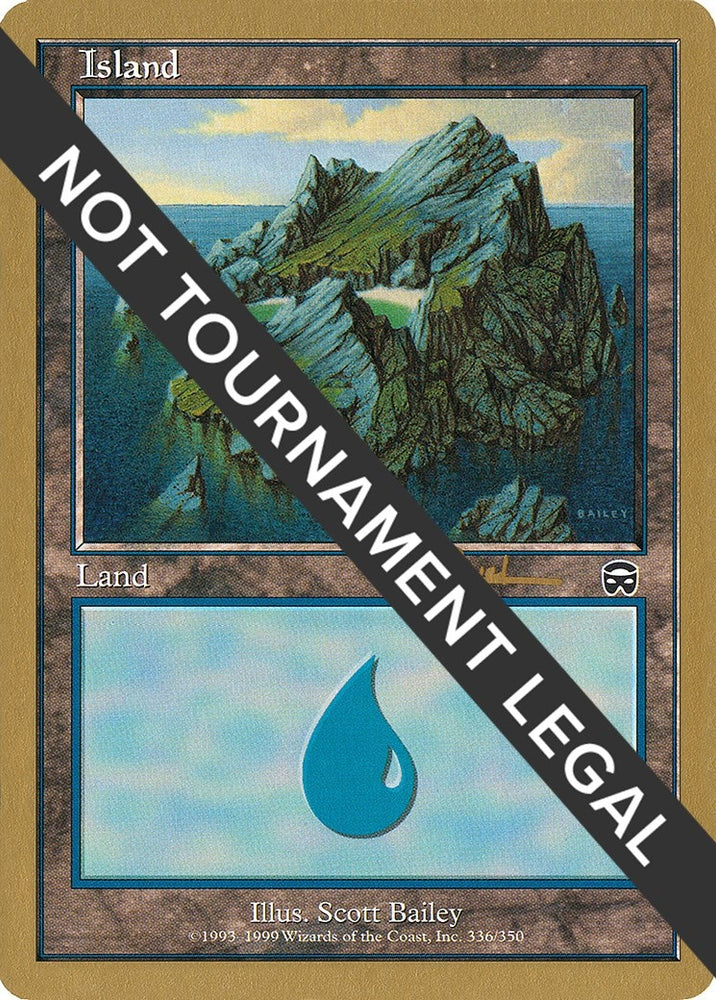 Image for Island (336) - 2001 Antoine Ruel (MMQ) [World Championship Decks]