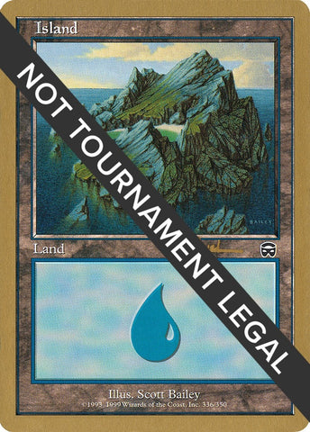 Image for Island (336) - 2001 Antoine Ruel (MMQ) [World Championship Decks]