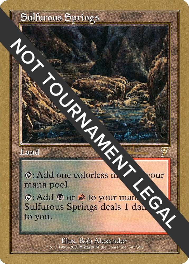 Image for Sulfurous Springs - 2001 Antoine Ruel (7ED) - Magic: The Gathering